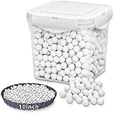 MOBYKE 2.2 LB Ceramic Pie Weights for Blind Baking With Storage Box - Natural Stoneware Beads for Baking Crust