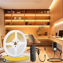 MDee】DC Powered 5mm 12V COB LED Strip Tape