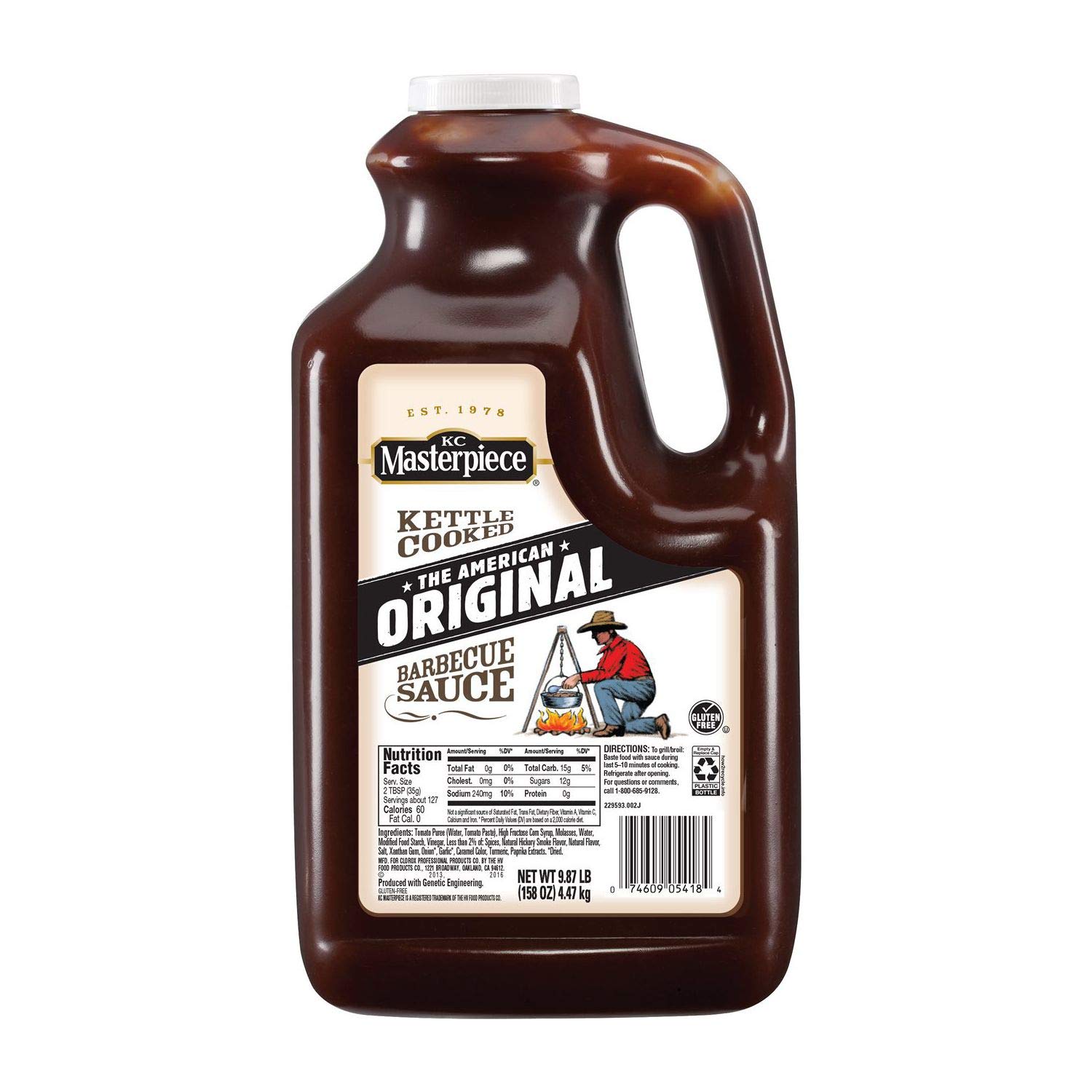 KC Masterpiece Barbecue Sauce, Original 158 oz. A1