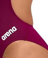 ARENA Women's Team Challenge Solid Swimsuit Red/White 152 EU view 5
