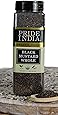 Pride Of India- Organic Black Mustard Seed Whole - 24 oz (680 gm) Large Dual Sifter Jar - Certified Pure Indian Vegan Spice- Best for Pickling, Chutney, Indian Food- Offers Best Value for Money