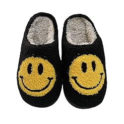 KEYUSHOP Happy Face Slippers for Kids Smile Face