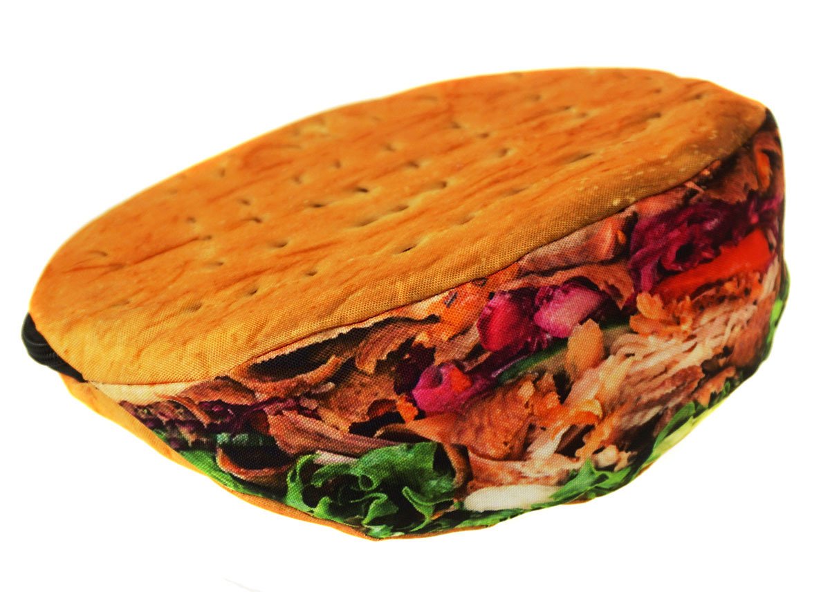 Ferocity Pen Pencil case Toiletry Bag Vanity case, Make up, Purse, Phone Handbag, Jewellery Pouch Fast Food Colored Kebab [008]