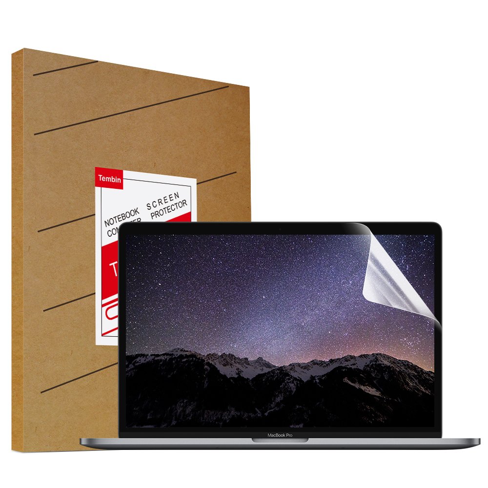 Tembin High Definition Scratch Proof Laptop Screen Portector for MacBook Pro 13.3\