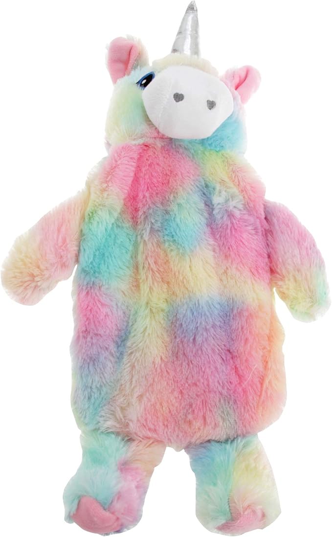 Universal Textiles Childrens/Kids Plush Unicorn Hot Water Bottle Cover