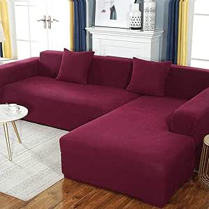 1 2 3 4 Plazas Sofá De La Esquina Chaise Longue Funda Elástica para