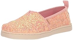 TOMS Girls Alpargata Loafer Flat, Pink Quartz