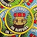Nature Patch - Iron on Patch for Jackets, Backpacks, Hats, Outdoor -Patches - Get Lost in Nature