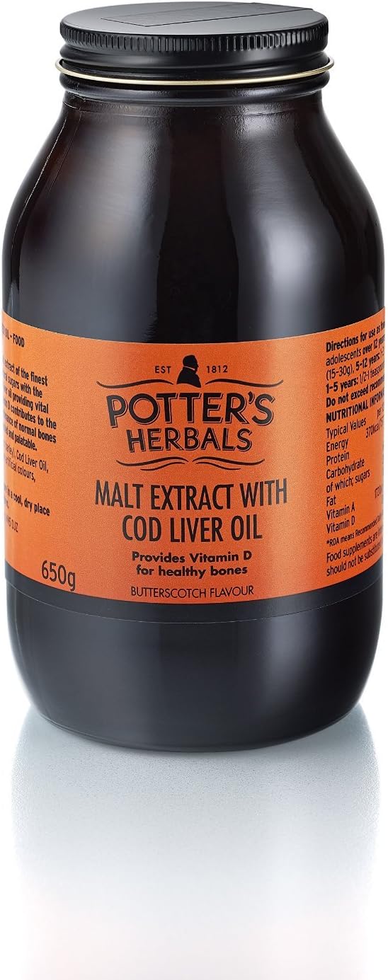 (2 Pack) - Potters - Malt Ex & Cod LOil & Buttersco | 650g | 2 PACK BUNDLE