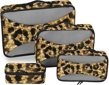 leopard packing cubes