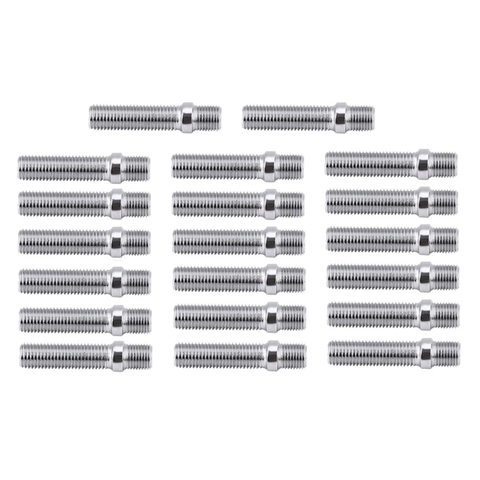 Extended Wheels Stud Conversion12x1.5 to 12x1.5 Screw Adapter for E21 E30 E36 E46 E92 A4 A6 S4 Screw Adapter 20pcs 57mm wheel modification 12x1.5