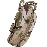 JOCTUBO Tactical Molle Glasses Case Pouch. Portable Eyeglasses Cases Eyewear Box. Eyeglass Case with Clip