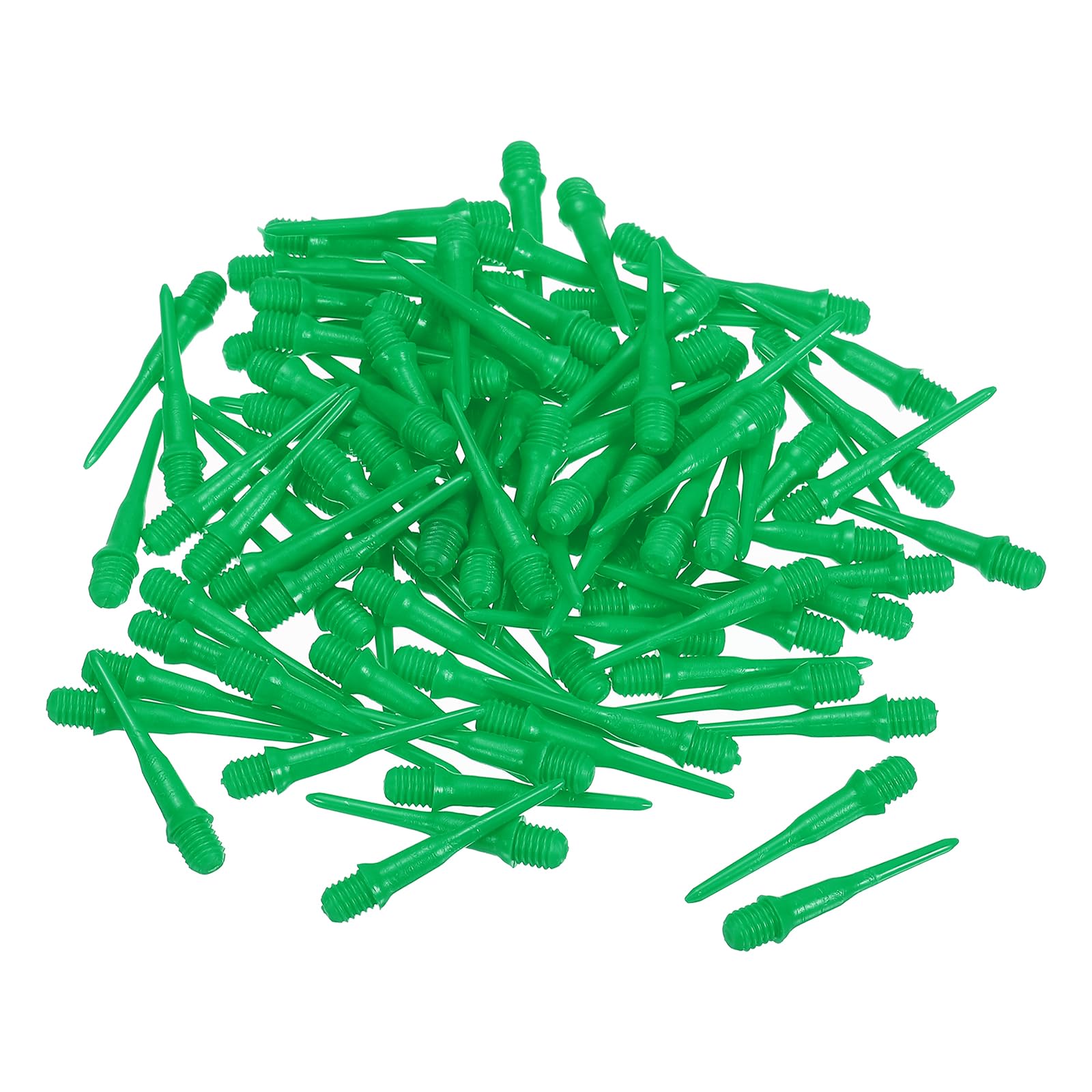 PATIKIL Plastic Dart Tips, 150 Pack 2BA Thread Soft Dart Tips Plastic Tip Soft Tip Dart Accessories, Green