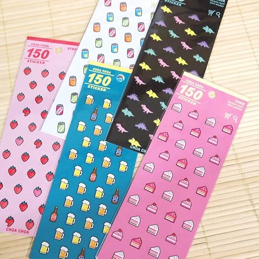 Amazon Co Jp Choa Choa 47 Petite Size Pop Cute One Point Stickers Set Of 11 Schedule Stickers Toys