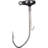 Strike King Tour Grade Ned Head, Jig Head Fishing Lure, Black | 1/16-Ounce, 3-Pack