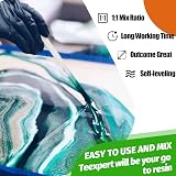 Teexpert High Gloss Epoxy Resin Kit 950ml Resin 950ml Hardener 1:1 view 3