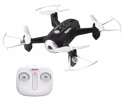 Toy House SYMA X22W Wi-Fi FPV with 720P Camera APP Controller Altitude Hold Mode RC Quadcopter RTF, Black