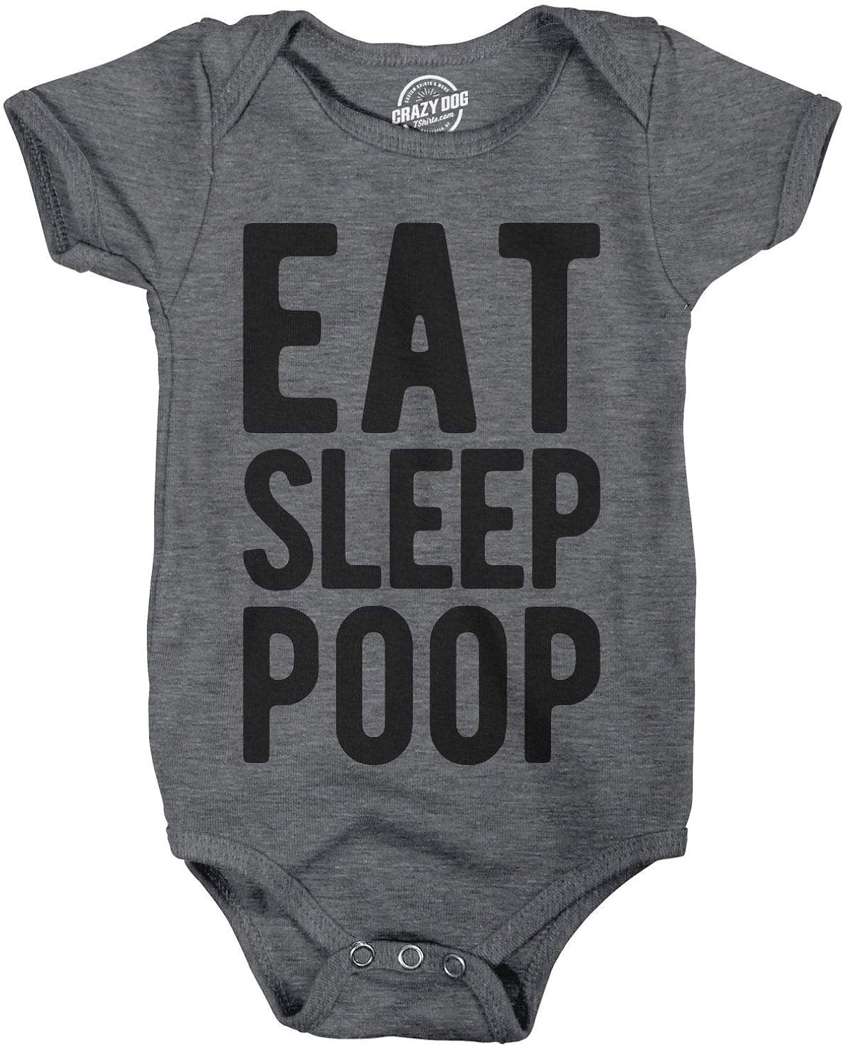 SWomenbeauty BabyRomperEátSleêpPoopFunnyBabyClothes
