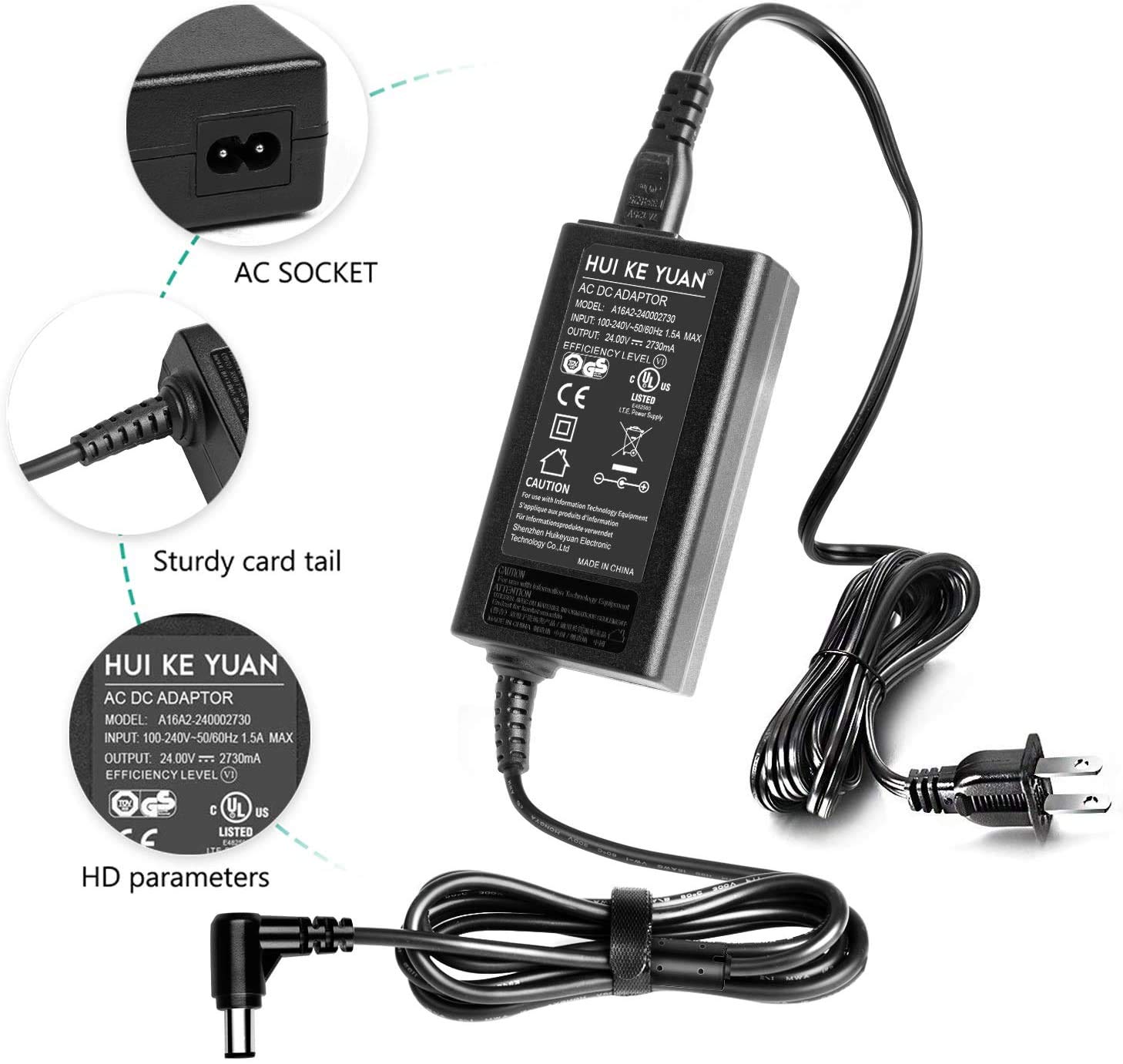 HKY 24V AC Adapter Charger For Samsung HWJ450 HWJ550 HWJ551 Wireless