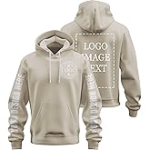 Custom Hoodies for Men Women,Customized Hoodie Personalized Sweatshirts Unisex With Logo Text Photo Gifts