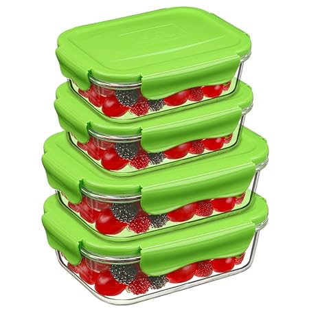Besthouse Contenedores de vidrio de comidas de preparación ...