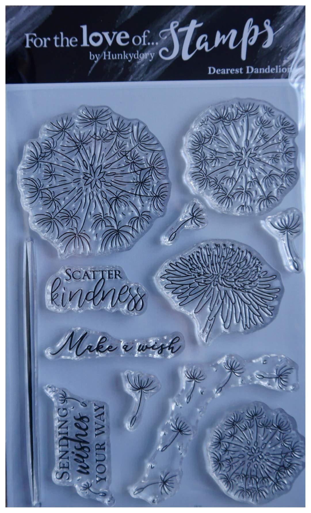 Hunkydory Clear Stamp Set Dearest Dandelion FTLS644