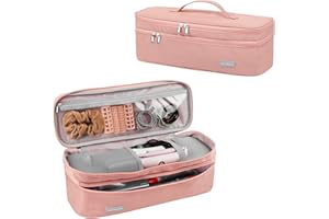 CANBOX Double-Layer Travel Carrying Case Bag, Shark Flexstyle Carrying Case for Revlon One-Step Hair Dryer/Volumizer/Styler, Water Resistant Organizer Travel Storage Bag (Bag Only)