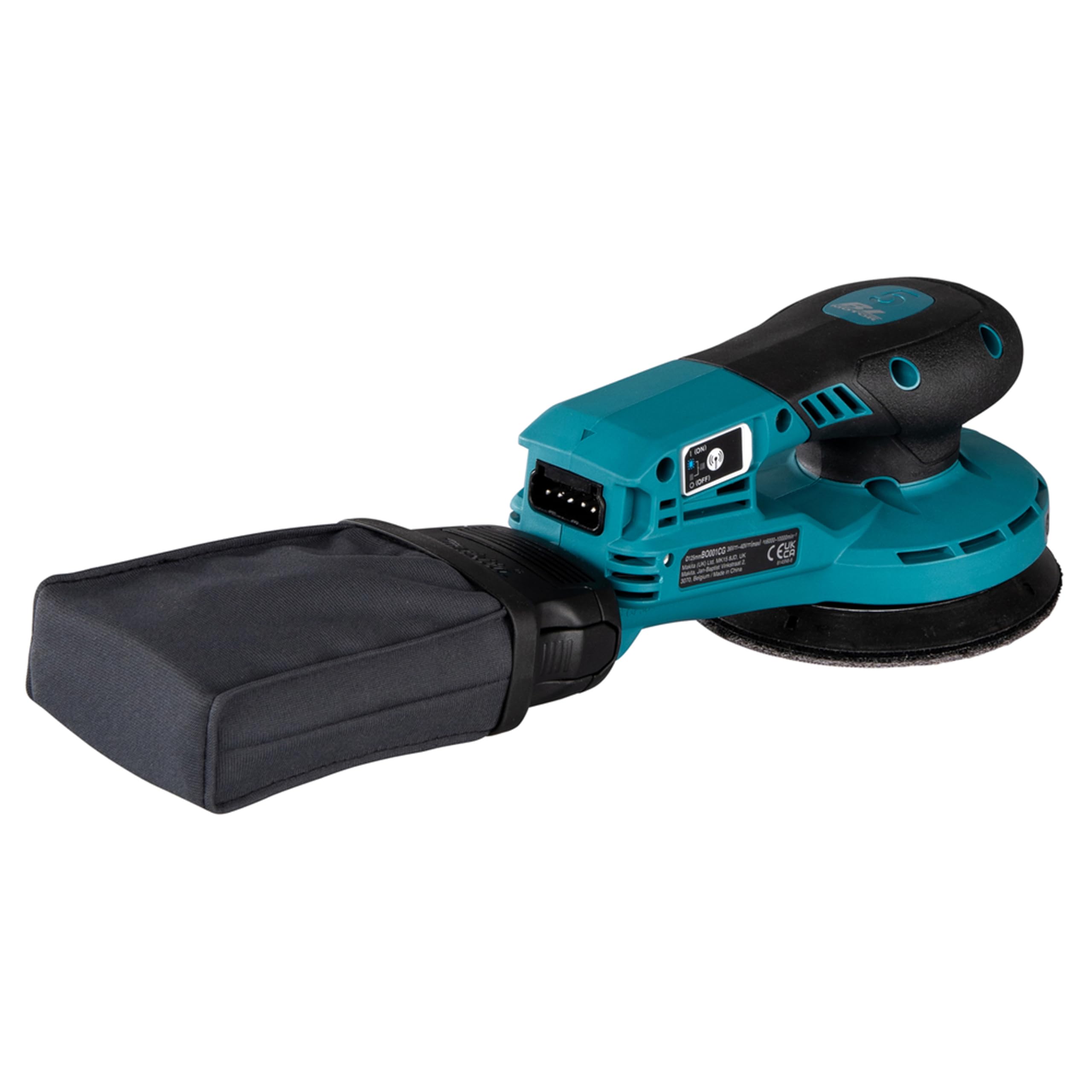 Makita BO001CGZ 40V Max Li-Ion XGT 125 mm levigatrice orbitale senza spazzole, batterie e caricabatterie non inclusi