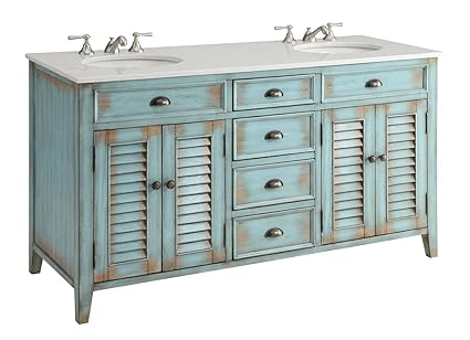 Modetti Mod884bl 60 Palm Beach Cottage Beach Distressed Look