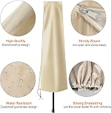 OKPOW Parasol Cover Waterproof 600D for 300 cm Garden Umbrella view 5
