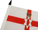 AZ FLAG Northern Ireland Table Flag 4x6 in 10 cm Mini Desk Banner 100% Polyester view 4