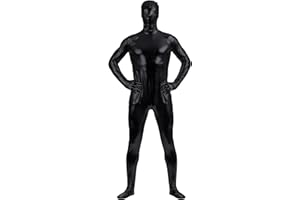 VSVO Unisex Baby Shiny Spandex Skin-tight Full Bodysuit Zentai Costume