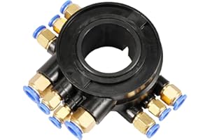 Tire Changer Rotary Coupler, Universal Air Distribution Quick Valve with PP Construction, Tires Changer Machine Replacement P