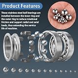 Fentar 600Pcs Stainless Steel Ball Bearings 13 Sizes 2-10mm Kit view 4