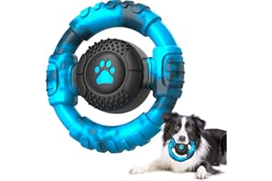 Pamlulu Chew Toys for Medium Large Breed, Tough Dog Toys for Aggressive Chewers, Indestructible Squeaky Dog Chew Toys to Keep Them Busy, Outdoor Puppy Toys,Birthday