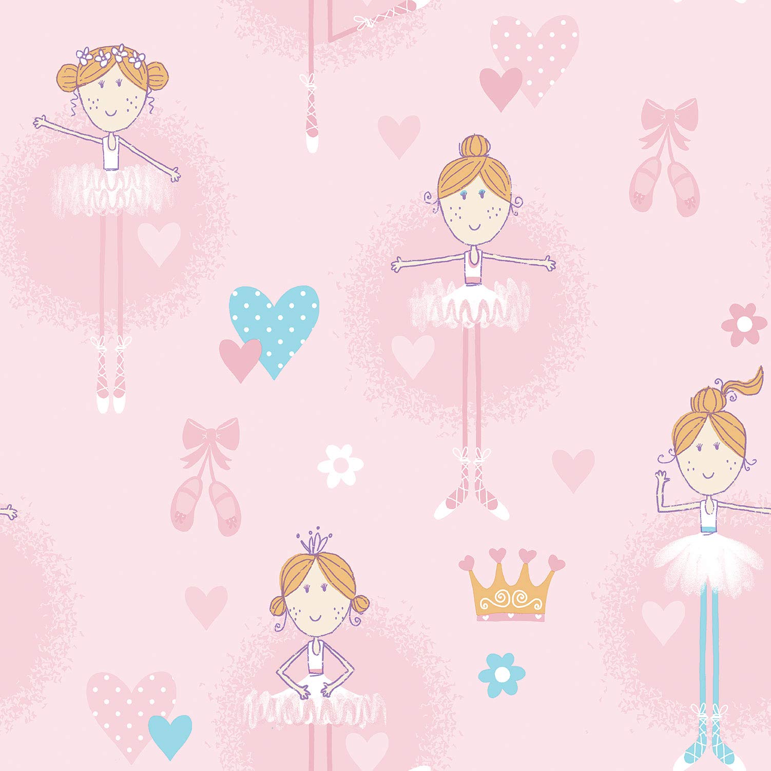 Galerie G56002 Just 4 Kids 2 Wallpaper, Pink