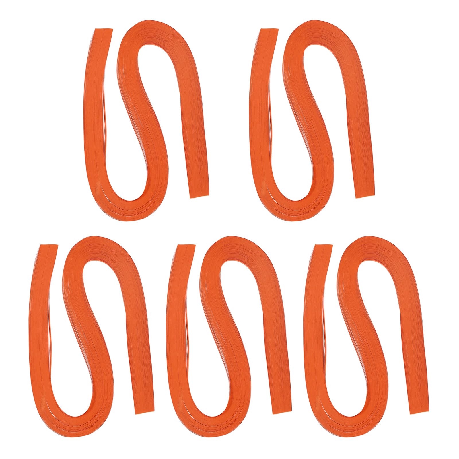 PATIKIL 600pcs Quilling Strips Paper 3mm(1/8") 54cm Origami Paper Quilling Strip for Art DIY Hand Craft Christmas, Dark Orange