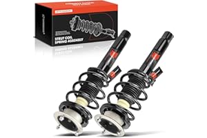 A-Premium Front Pair (2) Complete Strut and Coil Spring Assembly Compatible with BMW E84 Series X1 2013 2014 2015, Driver and Passenger Side