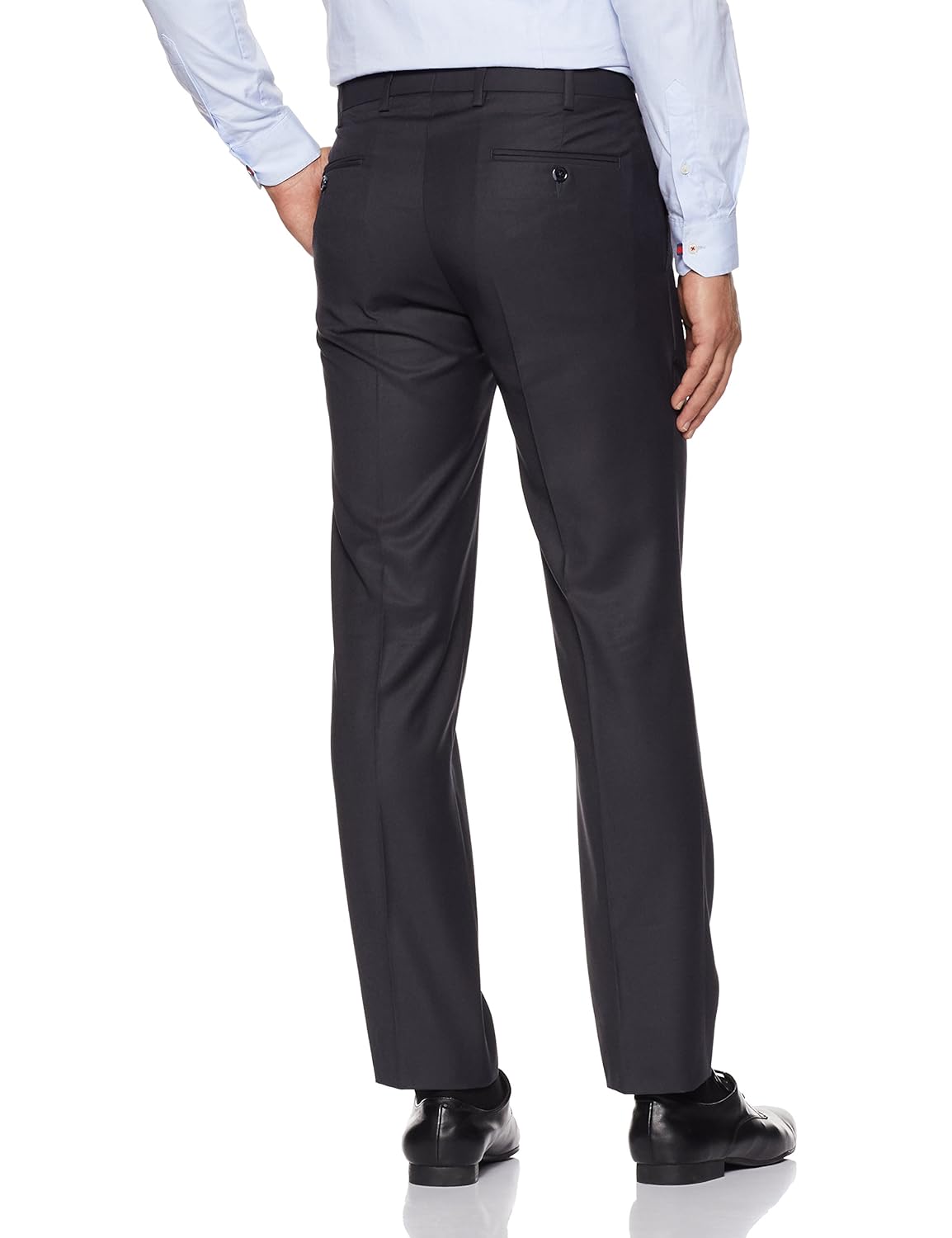 park avenue men's skinny fit formal trousers
