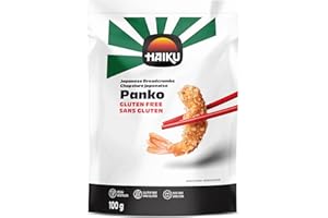 Haiku Japanese Panko Breadcrumbs, Gluten Free, 100% Japanese Urichi Rice, Vegan, No Additives, 100g