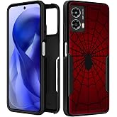 Plakill for Moto G Power 5G 2024 Phone Case,Red Cartoon | Heavy Duty Case,Military Grade Dual-Layer Rugged Shockproof Protection,Camera Raised Protection,Cute Design for Women Men