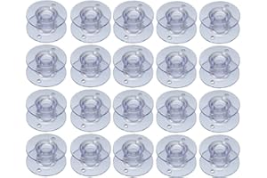 NGOSEW Clear bobbins for Singerr 227, 3321, 3323, 4432, 5554, 3116, Ambition 1.0, Ambition 1.5, Ambition Essential, Quilt Ambition 2.0 (20)