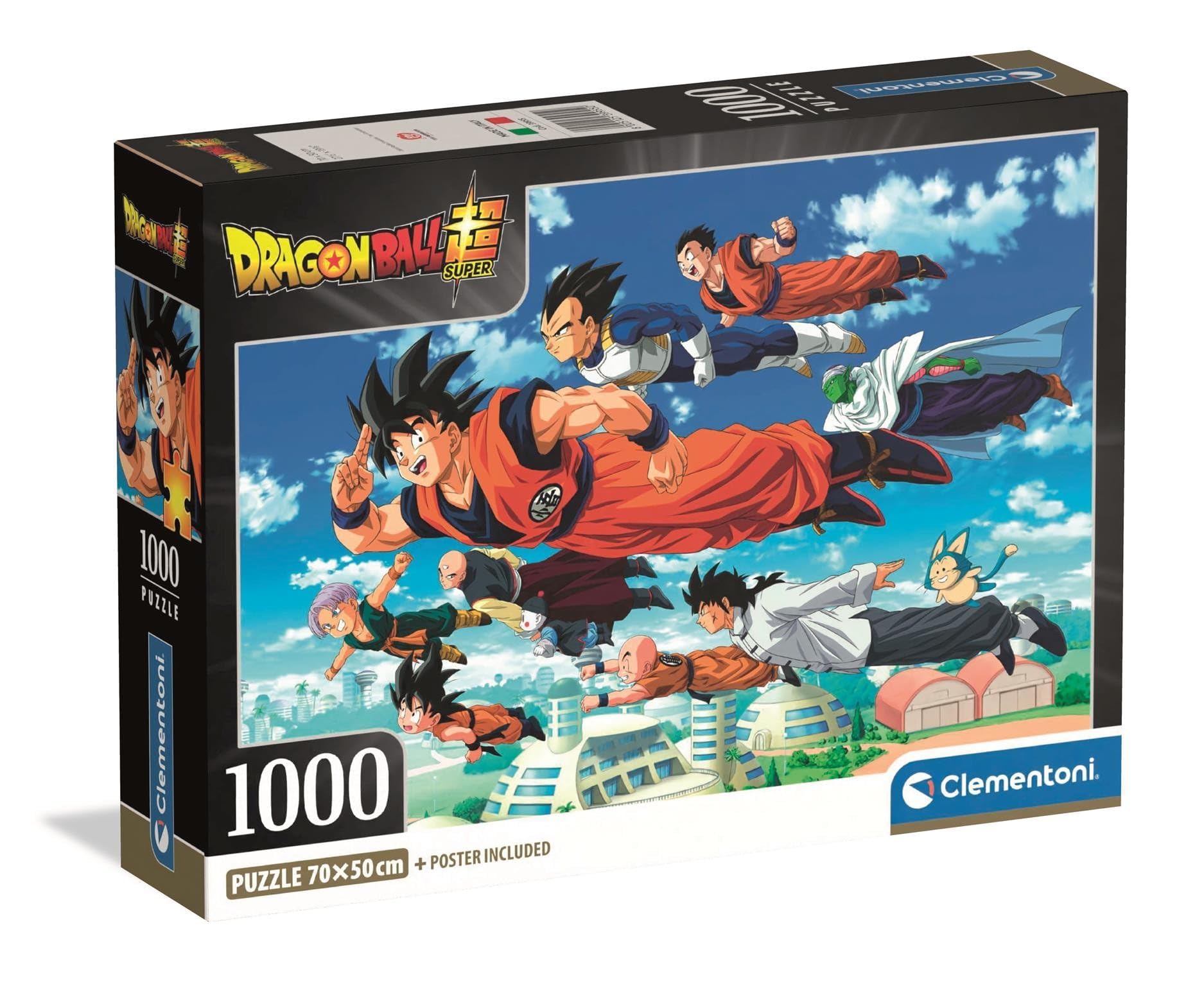 Clementoni Puzzle Dragonball 1000 Teile Erwachsene - Anime Collection - 70 x 50 cm - Anspruchsvolles Puzzle 14-99 Jahre - 39955