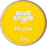 Blue Squid PRO Face Paint Yellow 30g Water Based Pro Makeup Single Cake
