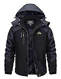 TACVASEN Winter Jacket Men Fleece Coat Mens