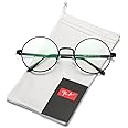 Pro Acme Retro Round Metal Frame Clear Lens Glasses Non-Prescription