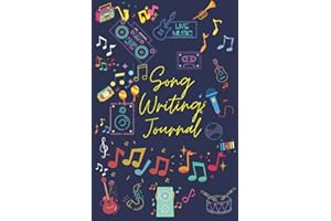 Songwriting Journal - For Kids - Lyric writing - Song Journal - Lyric book for Adults | Beginners: Ruled and Manuscript pages - Music Journal | ... 100 pages | Lyric Journal | Children | Gifts