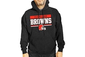 Team Fan Apparel NFL Adult Gameday Charcoal Hooded Sweatshirt - Cotton & Polyester Blend - Stay Warm and Represent Your Team