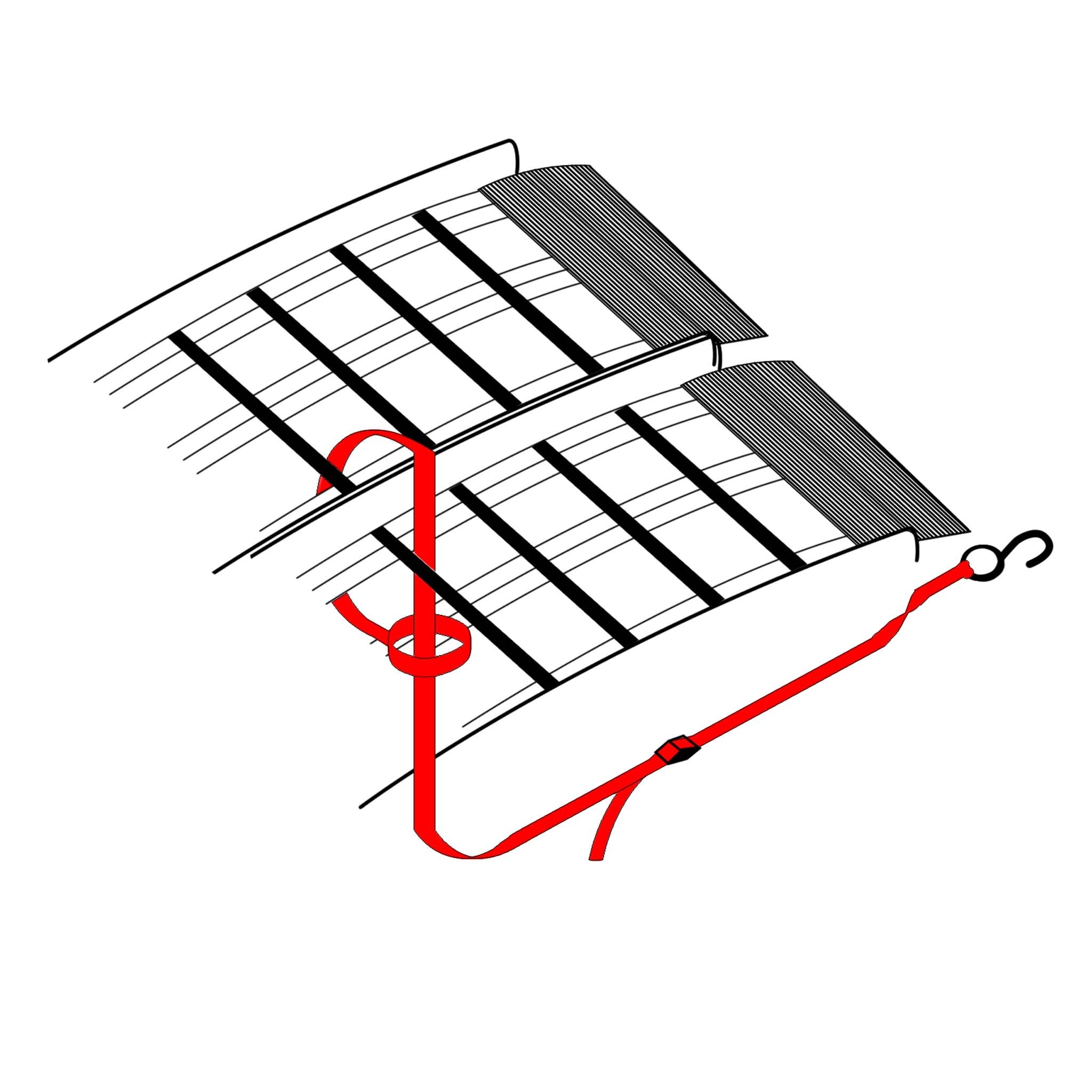 Wiltec Auffahrrampe 3-Fach klappbar 199cm 270kg für Motorrad ATV Quad, Aluminium Auffahrschiene faltbar, Verladerampe rutschsicher 9