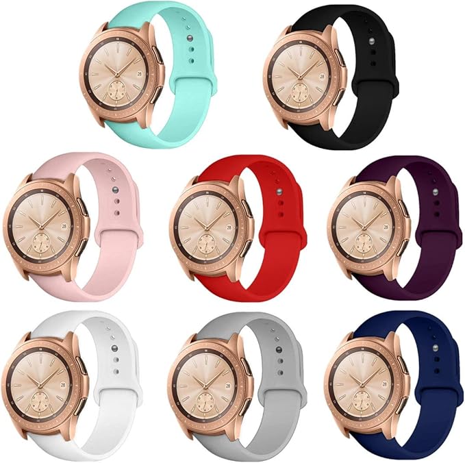 Gincoband 8 Pack Replacement Bands For Samsung Galaxy Watch 42mm Galaxy Watch Active 40mm Galaxy Watch Active 2 Gear Sport Women Bands 8 Pack Small Amazon Ca Clothing Accessories